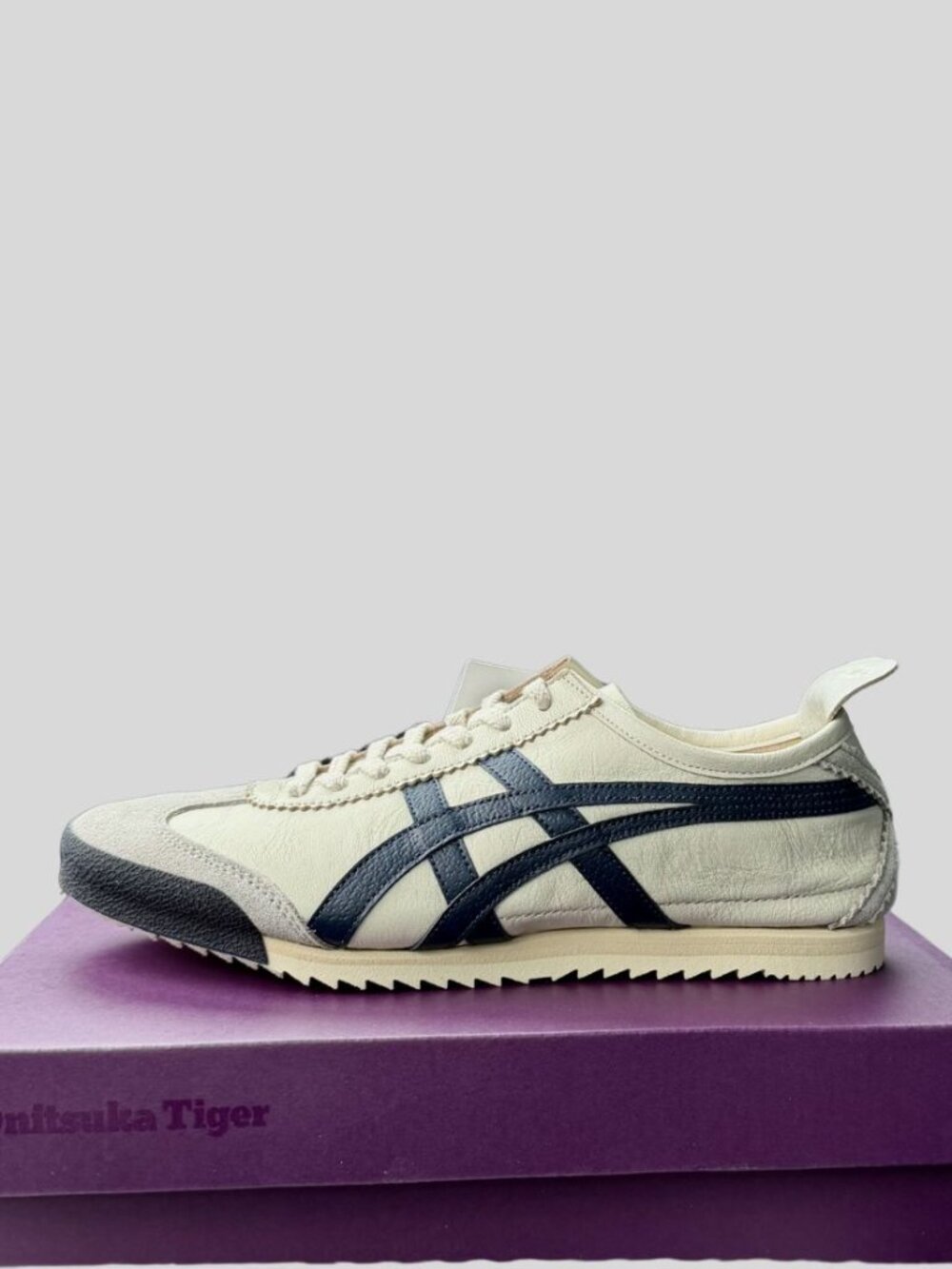 ONITSUKA TIGER Mexico 66 Deluxe Nippon Made – Birch/Indigo Blue – Men's 7.5